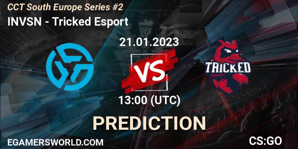 Pronóstico INVSN - Tricked Esport. 21.01.2023 at 13:15, Counter-Strike (CS2), CCT South Europe Series #2