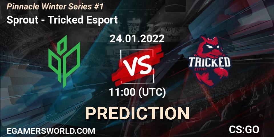 Pronóstico Sprout - Tricked Esport. 24.01.22, CS2 (CS:GO), Pinnacle Winter Series #1