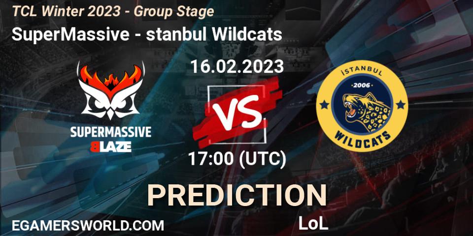 Pronóstico SuperMassive - İstanbul Wildcats. 02.03.23, LoL, TCL Winter 2023 - Group Stage