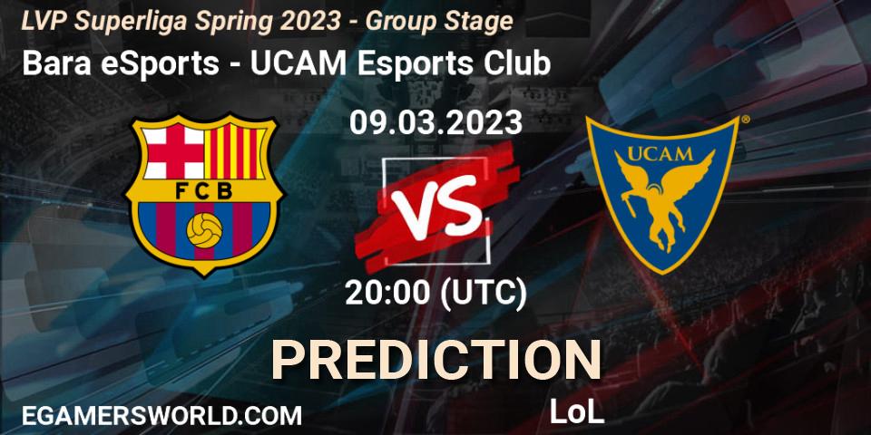 Pronóstico Barça eSports - UCAM Esports Club. 09.03.2023 at 19:00, LoL, LVP Superliga Spring 2023 - Group Stage