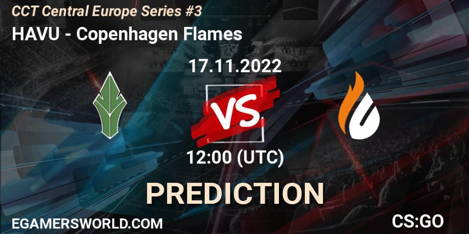 Pronóstico HAVU - Copenhagen Flames. 17.11.22, CS2 (CS:GO), CCT Central Europe Series #3
