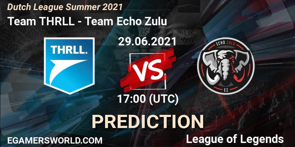 Pronóstico Team THRLL - Team Echo Zulu. 01.06.2021 at 20:00, LoL, Dutch League Summer 2021