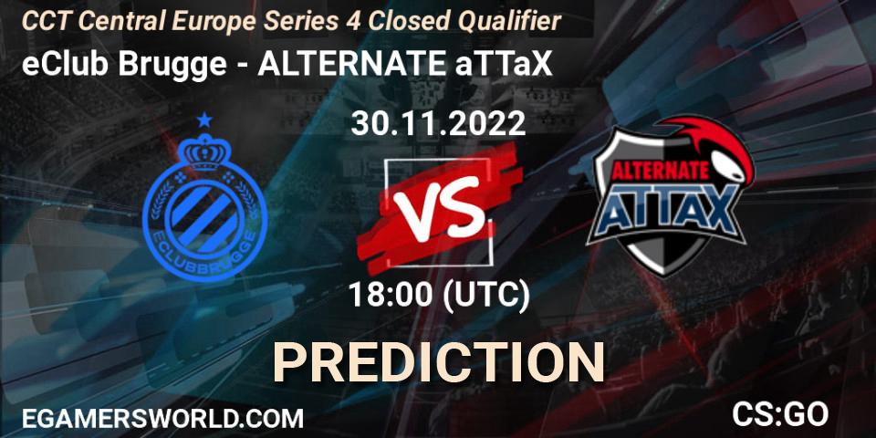 Pronóstico eClub Brugge - ALTERNATE aTTaX. 30.11.22, CS2 (CS:GO), CCT Central Europe Series 4 Closed Qualifier