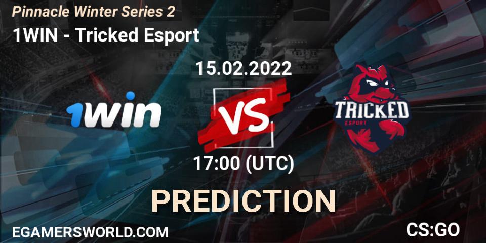 Pronóstico 1WIN - Tricked Esport. 15.02.2022 at 17:00, Counter-Strike (CS2), Pinnacle Winter Series 2