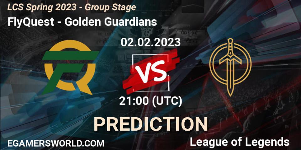 Pronóstico FlyQuest - Golden Guardians. 02.02.23, LoL, LCS Spring 2023 - Group Stage
