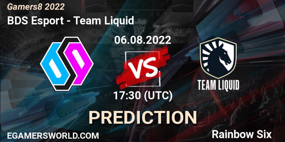 Pronóstico BDS Esport - Team Liquid. 06.08.2022 at 14:30, Rainbow Six, Gamers8 2022