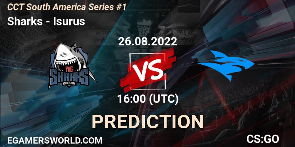 Pronóstico Sharks - Isurus. 26.08.2022 at 16:00, Counter-Strike (CS2), CCT South America Series #1