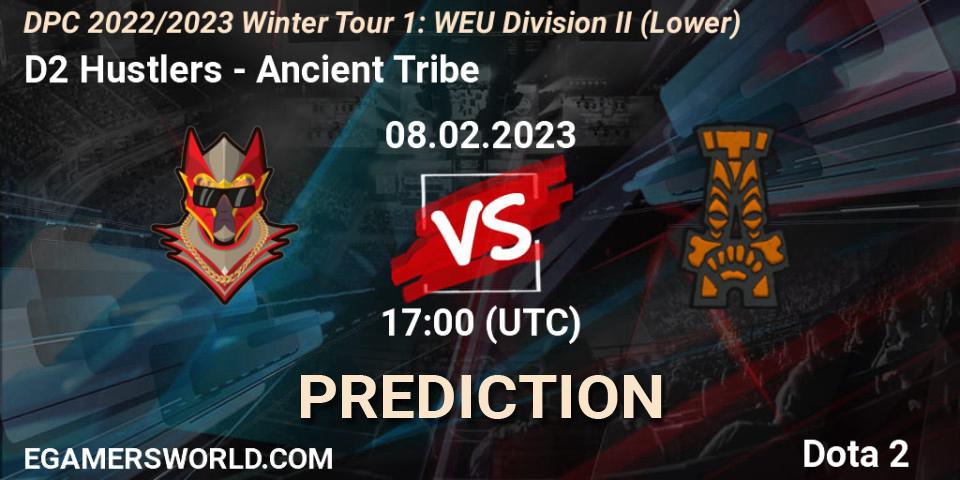 Pronóstico D2 Hustlers - Ancient Tribe. 08.02.23, Dota 2, DPC 2022/2023 Winter Tour 1: WEU Division II (Lower)