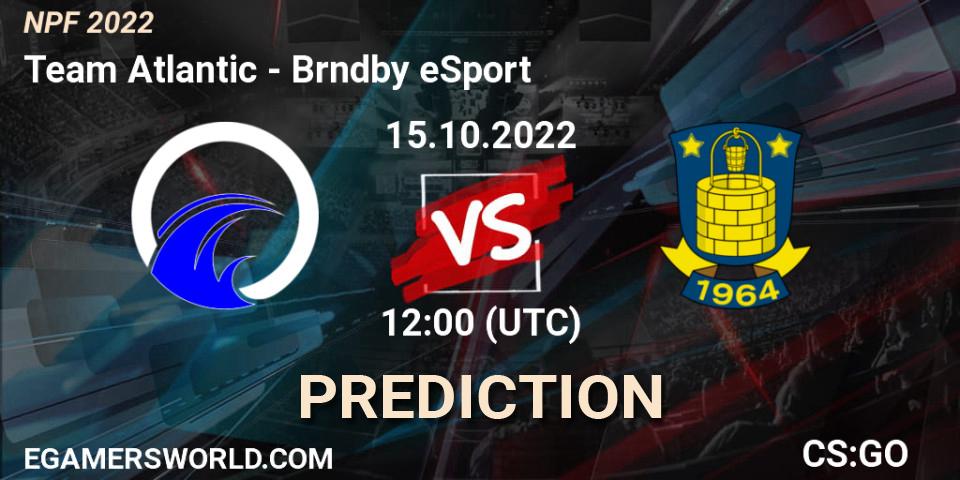 Pronóstico Team Atlantic - Brøndby eSport. 15.10.2022 at 13:00, Counter-Strike (CS2), NPF 2022