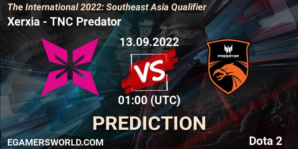 Pronóstico Xerxia - TNC Predator. 13.09.2022 at 01:00, Dota 2, The International 2022: Southeast Asia Qualifier
