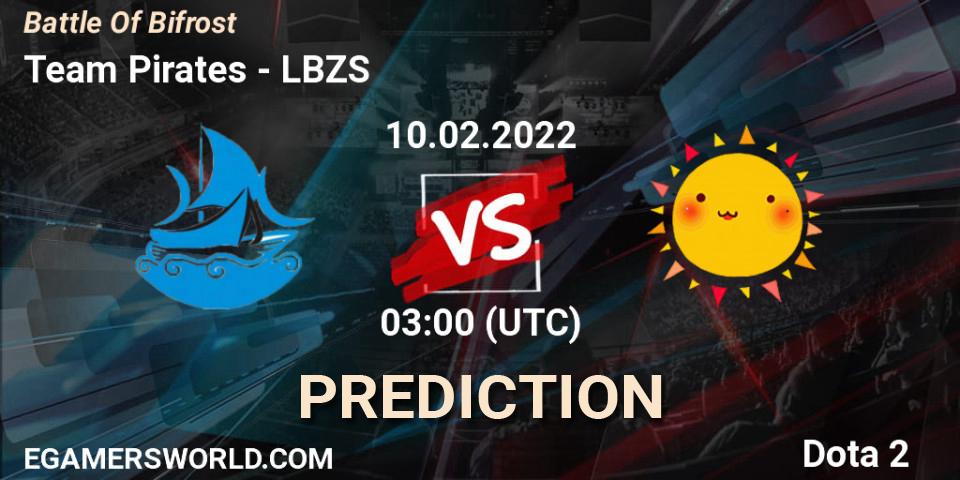 Pronóstico Team Pirates - LBZS. 10.02.2022 at 03:05, Dota 2, Battle Of Bifrost
