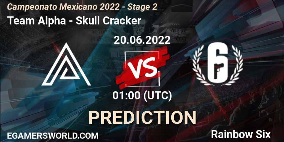 Pronóstico Team Alpha - Skull Cracker. 20.06.2022 at 02:00, Rainbow Six, Campeonato Mexicano 2022 - Stage 2