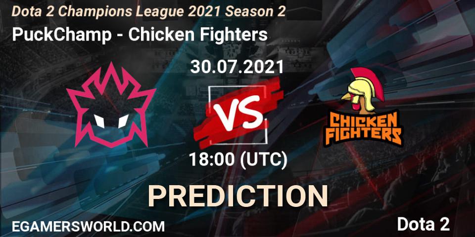 Pronóstico PuckChamp - Chicken Fighters. 28.07.2021 at 18:10, Dota 2, Dota 2 Champions League 2021 Season 2