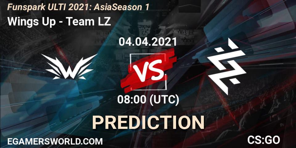Pronóstico Wings Up - Team LZ. 04.04.2021 at 07:45, Counter-Strike (CS2), Funspark ULTI 2021: Asia Season 1