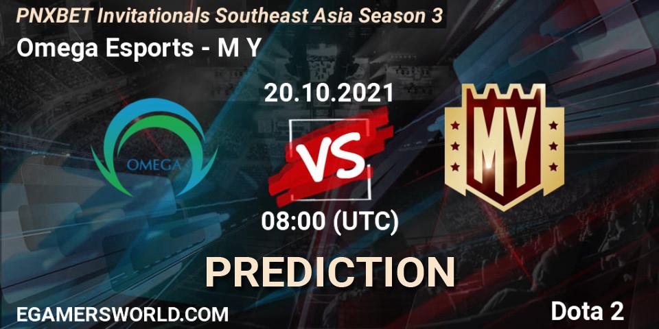 Pronóstico Omega Esports - M Y. 20.10.2021 at 08:15, Dota 2, PNXBET Invitationals Southeast Asia Season 3