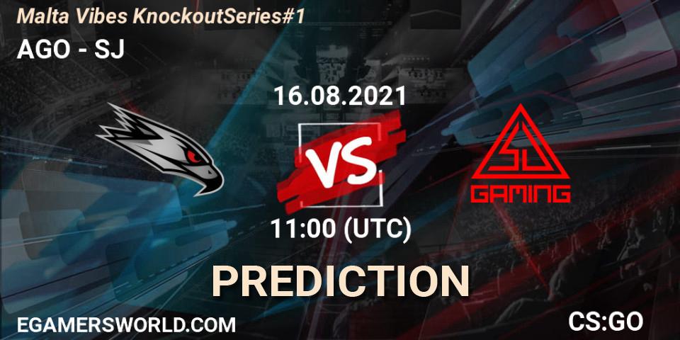 Pronóstico AGO - SJ. 16.08.2021 at 11:00, Counter-Strike (CS2), Malta Vibes Knockout Series #1