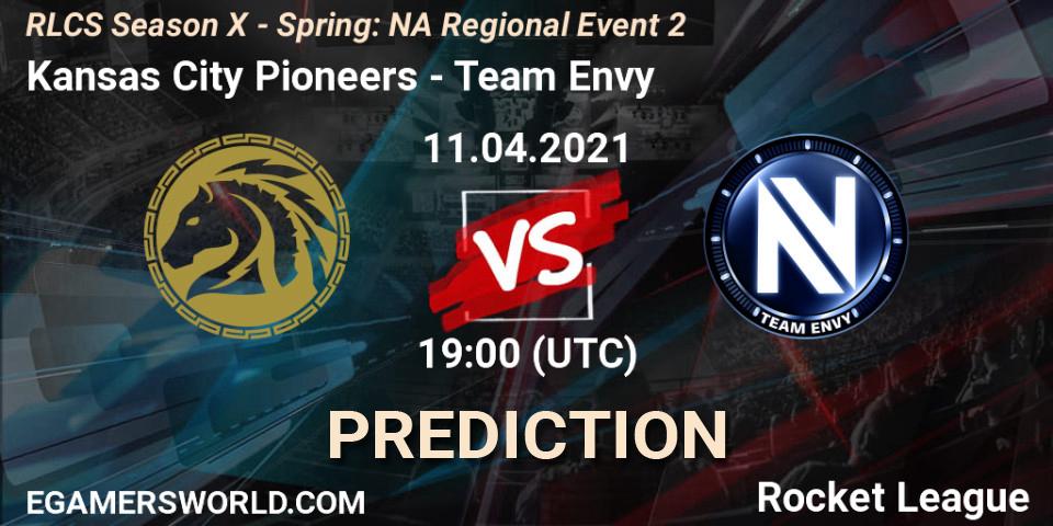 Pronóstico Kansas City Pioneers - Team Envy. 11.04.2021 at 19:00, Rocket League, RLCS Season X - Spring: NA Regional Event 2