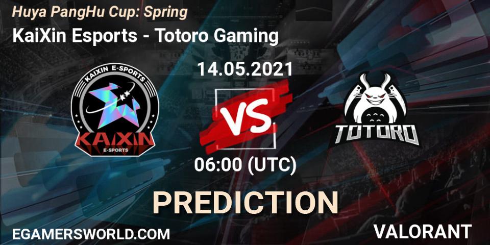 Pronóstico KaiXin Esports - Totoro Gaming. 14.05.2021 at 06:00, VALORANT, Huya PangHu Cup: Spring