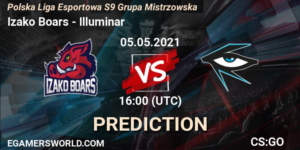 Pronóstico Izako Boars - Illuminar. 05.05.2021 at 16:00, Counter-Strike (CS2), Polska Liga Esportowa S9 Grupa Mistrzowska
