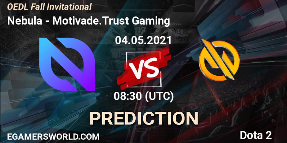 Pronóstico Nebula - Motivade.Trust Gaming. 04.05.2021 at 08:30, Dota 2, OEDL Fall Invitational