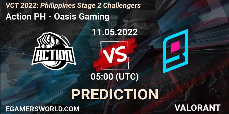 Pronóstico Action PH - Oasis Gaming. 11.05.22, VALORANT, VCT 2022: Philippines Stage 2 Challengers