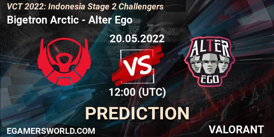 Pronóstico Bigetron Arctic - Alter Ego. 20.05.2022 at 14:10, VALORANT, VCT 2022: Indonesia Stage 2 Challengers