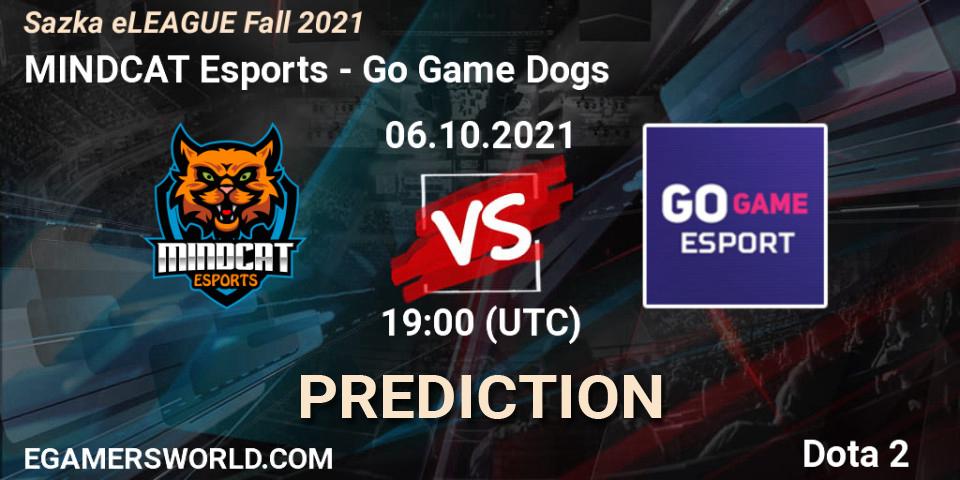 Pronóstico MINDCAT Esports - Go Game Dogs. 06.10.2021 at 19:30, Dota 2, Sazka eLEAGUE Fall 2021