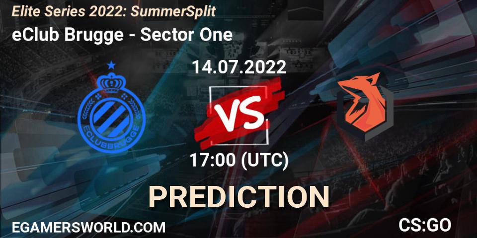 Pronóstico eClub Brugge - Sector One. 14.07.2022 at 17:00, Counter-Strike (CS2), Elite Series 2022: Summer Split