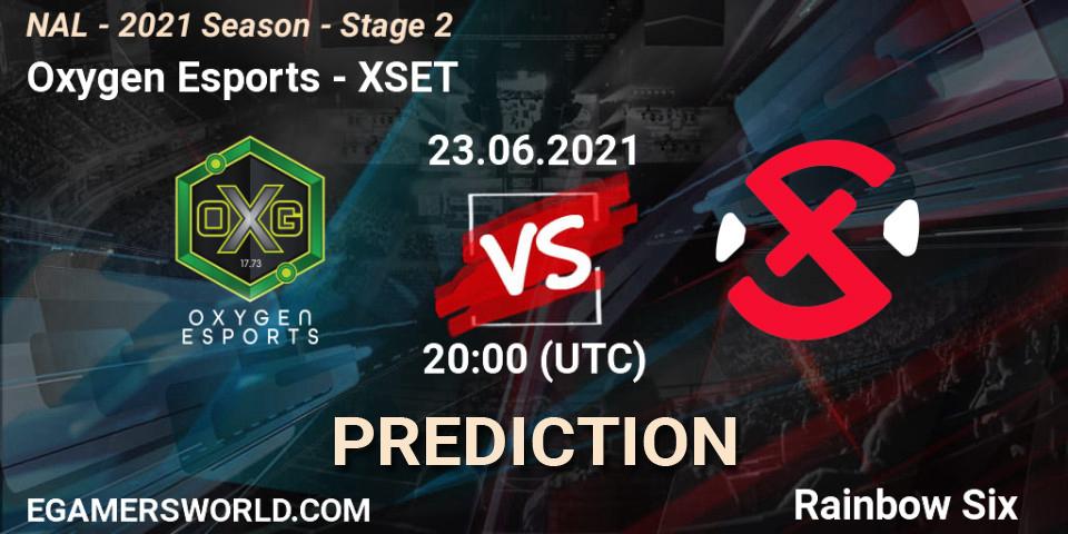 Pronóstico Oxygen Esports - XSET. 23.06.2021 at 20:00, Rainbow Six, NAL - 2021 Season - Stage 2
