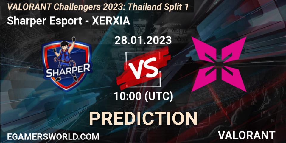 Pronóstico Sharper Esport - XERXIA. 28.01.23, VALORANT, VALORANT Challengers 2023: Thailand Split 1