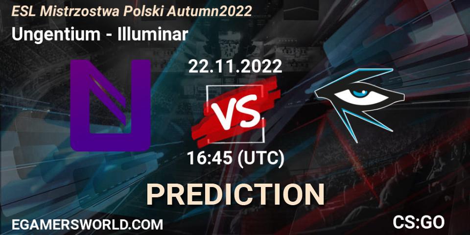 Pronóstico Ungentium - Illuminar. 22.11.22, CS2 (CS:GO), ESL Mistrzostwa Polski Autumn 2022