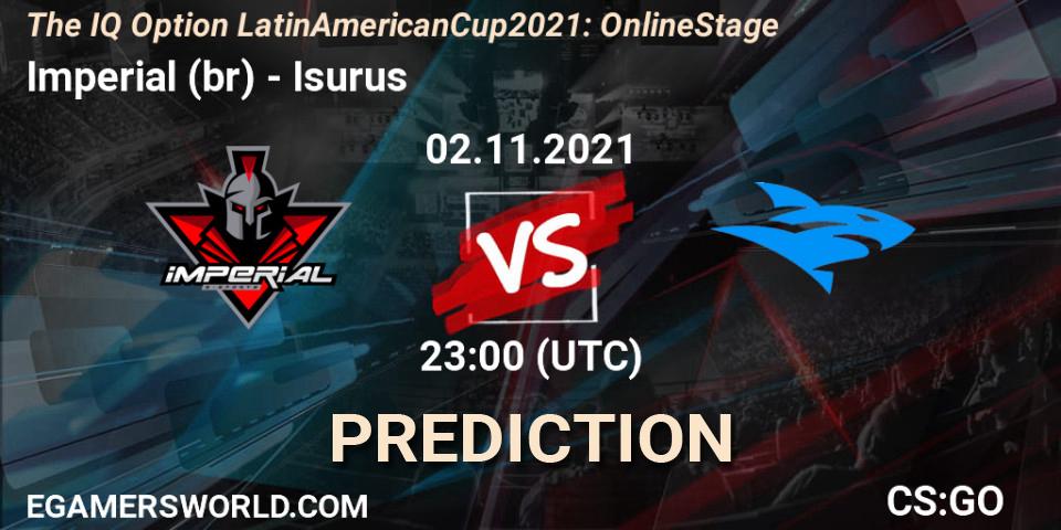 Pronóstico Imperial (br) - Isurus. 02.11.2021 at 23:00, Counter-Strike (CS2), The IQ Option Latin American Cup 2021: Online Stage