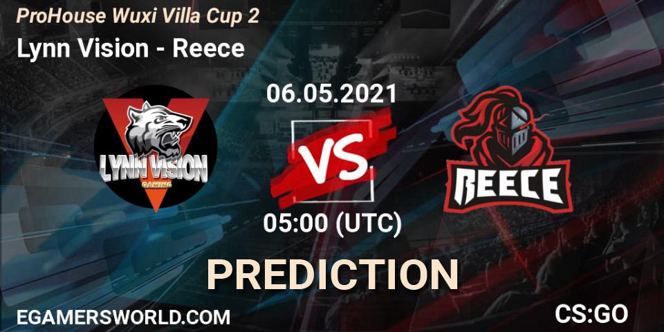 Pronóstico Lynn Vision - Reece. 06.05.2021 at 05:00, Counter-Strike (CS2), ProHouse Wuxi Villa Cup Season 2