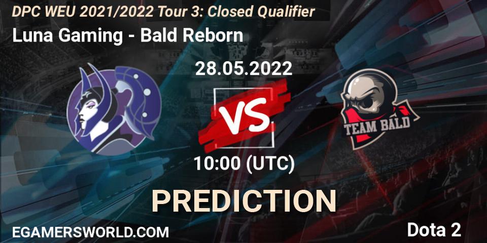 Pronóstico Luna Gaming - Bald Reborn. 28.05.2022 at 14:30, Dota 2, DPC WEU 2021/2022 Tour 3: Closed Qualifier