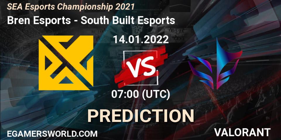 Pronóstico Bren Esports - South Built Esports. 14.01.2022 at 08:30, VALORANT, SEA Esports Championship 2021