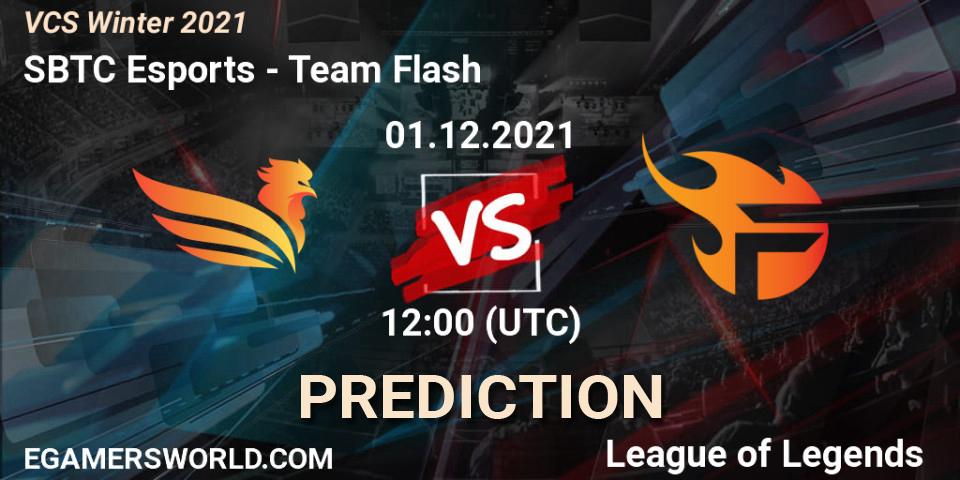 Pronóstico SBTC Esports - Team Flash. 01.12.2021 at 12:00, LoL, VCS Winter 2021