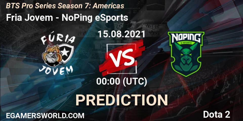 Pronóstico Fúria Jovem - NoPing eSports. 15.08.2021 at 00:03, Dota 2, BTS Pro Series Season 7: Americas