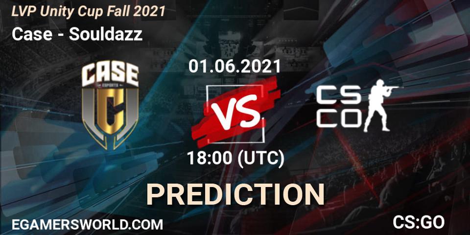 Pronóstico Case - Souldazz. 01.06.2021 at 18:00, Counter-Strike (CS2), LVP Unity Cup Fall 2021