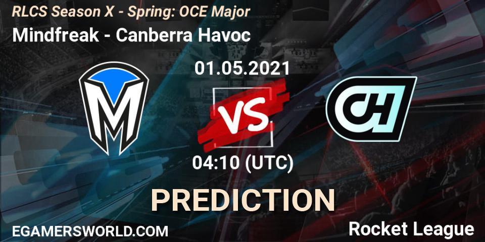 Pronóstico Mindfreak - Canberra Havoc. 01.05.21, Rocket League, RLCS Season X - Spring: OCE Major