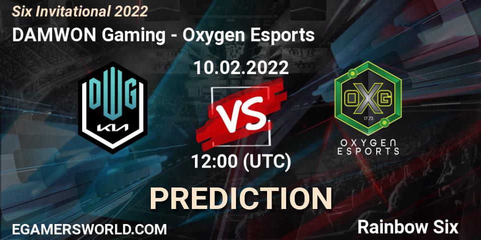 Pronóstico DAMWON Gaming - Oxygen Esports. 10.02.2022 at 12:00, Rainbow Six, Six Invitational 2022