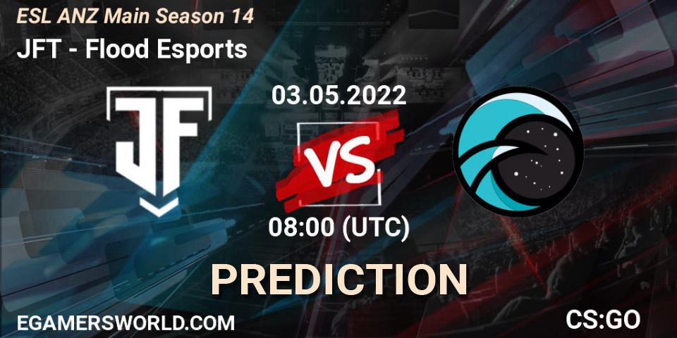 Pronóstico JFT - Flood Esports. 03.05.2022 at 08:00, Counter-Strike (CS2), ESL ANZ Main Season 14