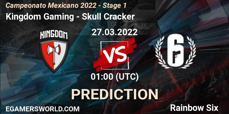 Pronóstico Kingdom Gaming - Skull Cracker. 27.03.2022 at 01:00, Rainbow Six, Campeonato Mexicano 2022 - Stage 1