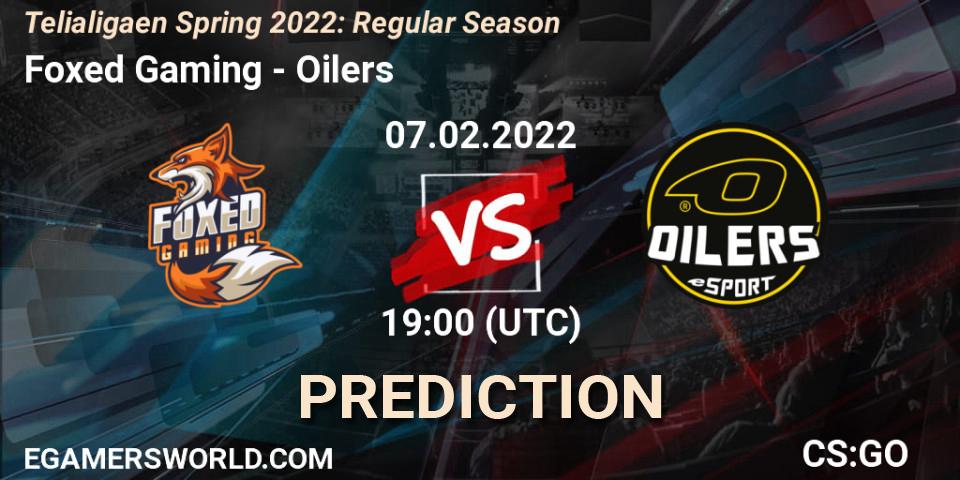 Pronóstico Foxed Gaming - Oilers. 07.02.2022 at 19:00, Counter-Strike (CS2), Telialigaen Spring 2022: Regular Season