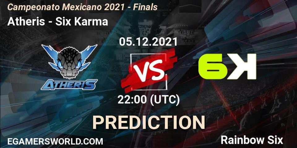 Pronóstico Atheris - Six Karma. 05.12.2021 at 20:00, Rainbow Six, Campeonato Mexicano 2021 - Finals