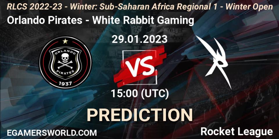 Pronóstico Orlando Pirates - White Rabbit Gaming. 29.01.23, Rocket League, RLCS 2022-23 - Winter: Sub-Saharan Africa Regional 1 - Winter Open