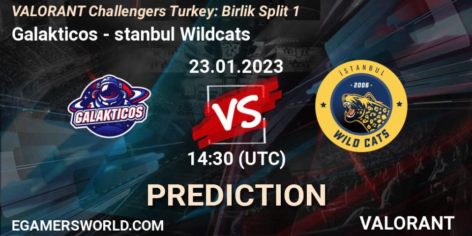 Pronóstico Galakticos - İstanbul Wildcats. 23.01.2023 at 14:45, VALORANT, VALORANT Challengers 2023 Turkey: Birlik Split 1