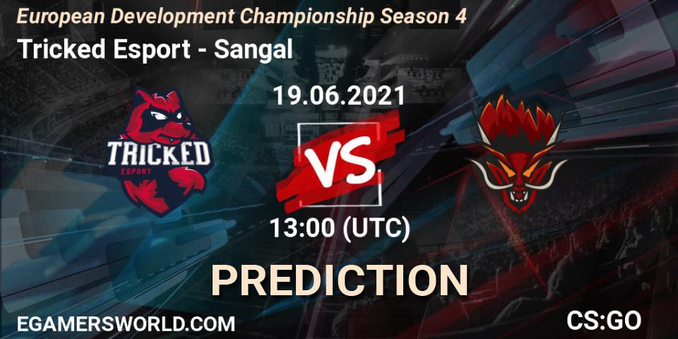 Pronóstico Tricked Esport - Sangal. 19.06.2021 at 13:00, Counter-Strike (CS2), European Development Championship Season 4