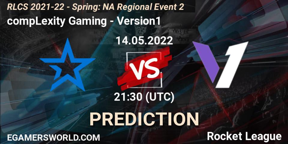 Pronóstico compLexity Gaming - Version1. 14.05.22, Rocket League, RLCS 2021-22 - Spring: NA Regional Event 2