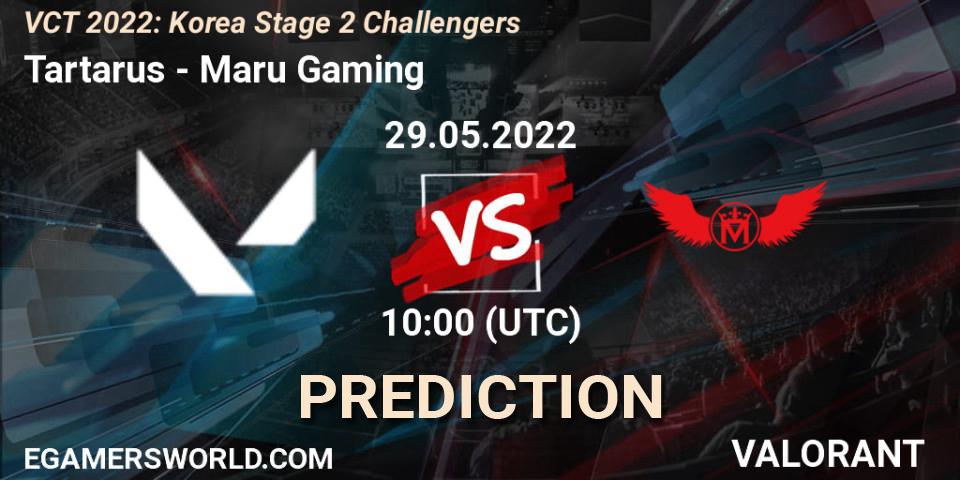 Pronóstico Tartarus - Maru Gaming. 29.05.2022 at 10:00, VALORANT, VCT 2022: Korea Stage 2 Challengers