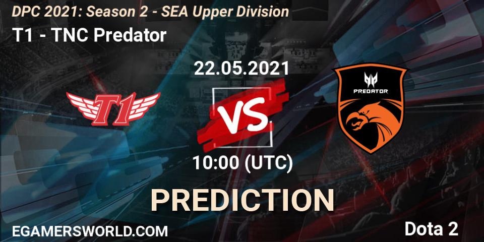 Pronóstico T1 - TNC Predator. 22.05.2021 at 09:37, Dota 2, DPC 2021: Season 2 - SEA Upper Division